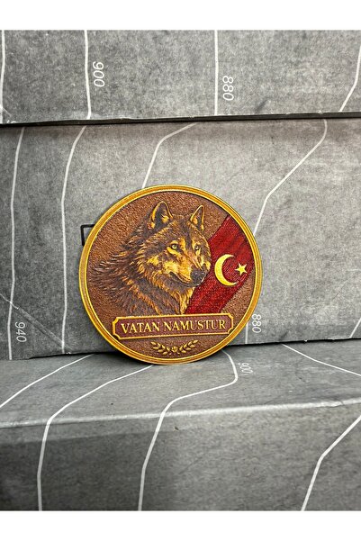 KUBİLAY ASKERİ MALZEME VATAN NAMUSTUR 3D 9cm arma peç patch arma cırtlı