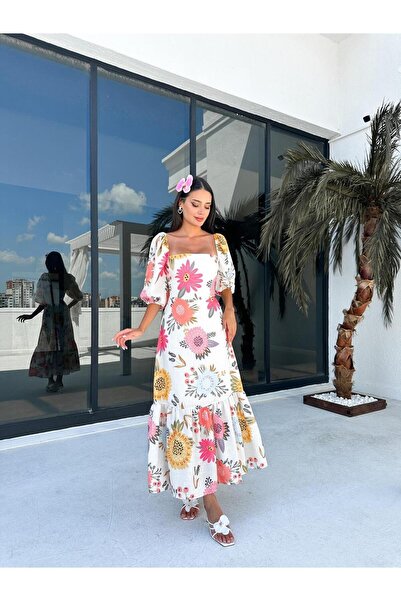 MODALIST FASHION Rochie romantica cu imprimeu floral Kris