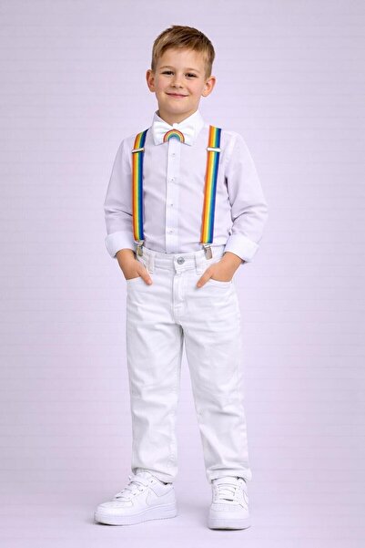 NOBLE STORE Σετ για αγόρια για την παράσταση της 23ης Απριλίου, παντελόνι, μα...