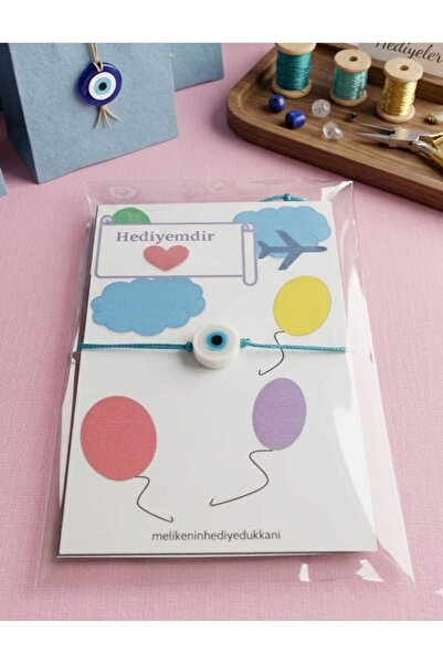 MELİKE'NİN HEDİYE DÜKKANI 9 lu ipli bileklik kişiselleştirilebilir doğum günü...