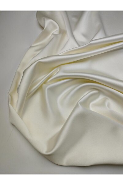 Kumaş Parça Crem Ecru Satin Acetat 150x245cm