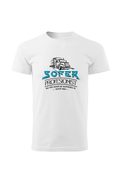 Multimagination Tricou personalizat sofer profesionist, Multimagination, barbati