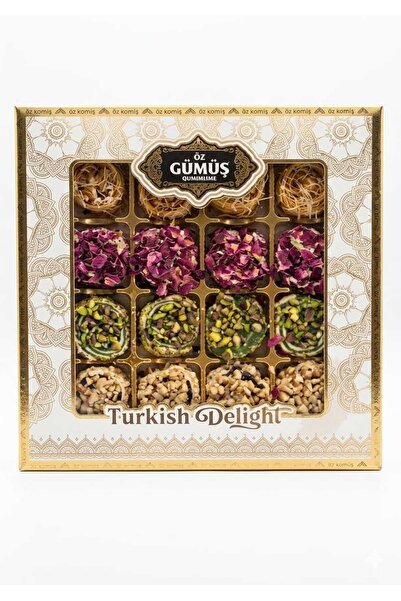 ÖZ GÜMÜŞ LÜX KARIŞIK LOKUM 300 GR GELENEKSEL TÜRK LOKUMU
