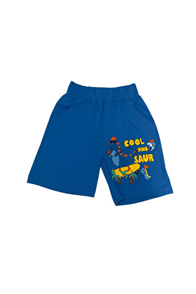 NR NarRengi Elastic Waist Pocketed Cotton Pack Children's Shorts