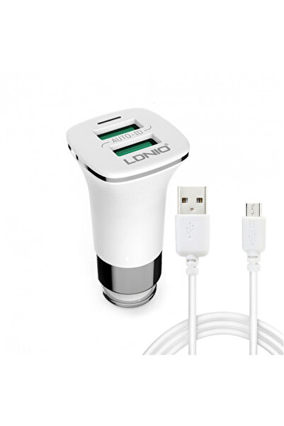 LDNIO C301 Car Charger With 2 USB Charging Ports And 1M Cable