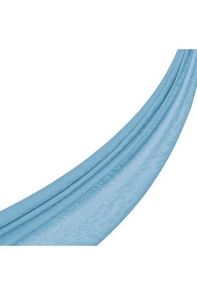 ipekevi Σάλι με Μονόγραμμα - Σχέδιο Βάρα - Μπλε Βρεφικό