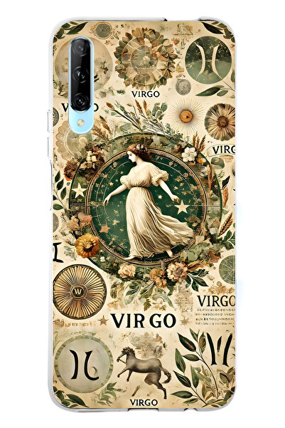 FLAMENKO حافظة هاتف شفافة متوافقة مع هاتف هواوي بي سمارت برو منقوش