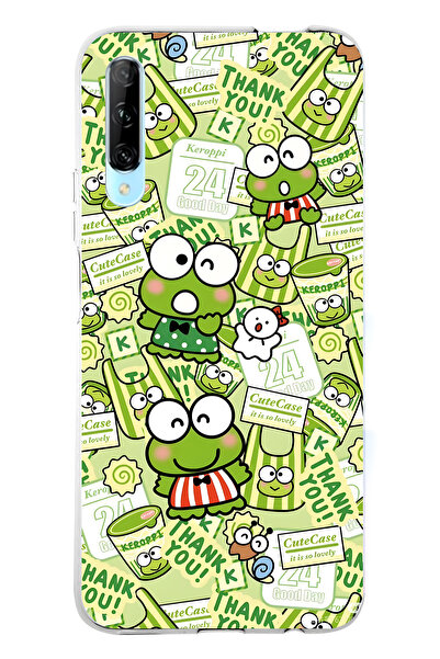 FLAMENKO حافظة هاتف شفافة لطيفة متوافقة مع هاتف هواوي بي سمارت برو منقوش