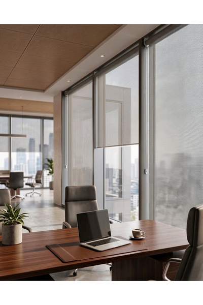 Kadir Mefruşat Premium Sun Screen Stor Perde - Güneş Korumalı Isı Dengeli - B...