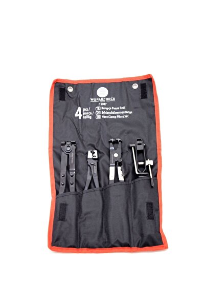 Worldforce 11387 Kelepçe Pense Seti 4 Parça