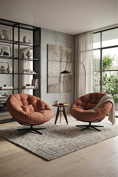 AVYNA ELYSIA Elite™ 2 Adet 360 Derece Dönen Mekanizmalı Tekli Koltuk Berjer &...