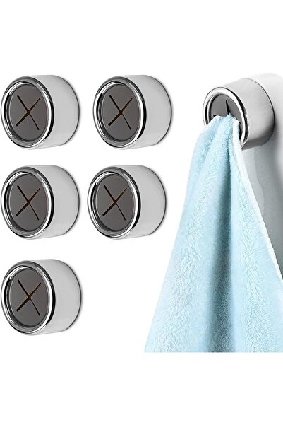Munico 5 adet Mutfak havlu askısı, delmeden kurulama bezi tutucu, asmak için,...