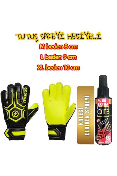 Gök Sports Avuç İçi Renkli Yetişkin Kaleci Eldiveni Goalkeeper Gloves Bilek B...