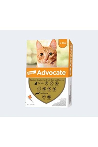 advocate علاج موضعي لمكافحة الطفيليات للقطط الصغيرة التي يصل وزنها إلى 4 كجم،...
