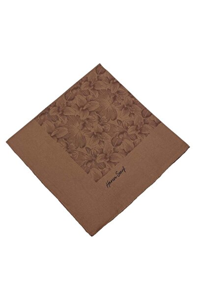 HAREM SCARF Κασκόλ Βισκόζης - Χρυσό Βαθύ - Σοκολάτα