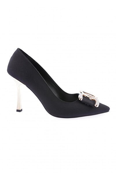 DGN 031-23Y Women's Silver Stone Heeled Shoes