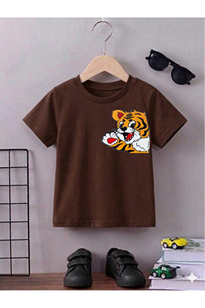 bahar uğurlu Παιδικό μπλουζάκι με στάμπα λιοντάρι