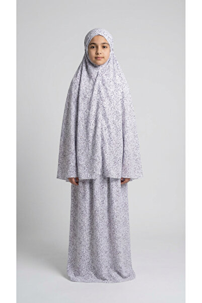 KanatGo Rochie de rugăciune musulmană pentru fete – Confortabilă, cu mânecă l...