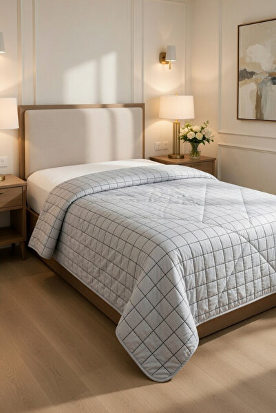 VENTİ VENTİSCA Four-Seasons Cotton Lu Single Quilted 160 X 230 cm Multi-Purpo...