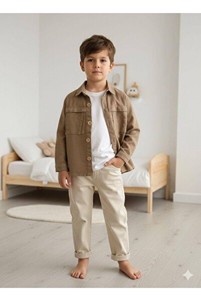 Azra 3 LU ERKEK ÇOCUK GABARDİN TAKIM