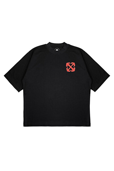 PURE EFFECT Unisex supradimensionat OFF-WHITE ILIZYON 3D cu imprimeu Croială ...