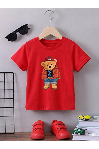 bahar uğurlu تي شيرت للأطفال مطبوع عليه دب بيريلي