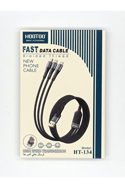 AAW Hootoo كابل شحن 3 في 1