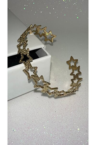 GLARE JEWELRY CO سوار معصم من الفولاذ المقاوم للصدأ من ستار موديل بيرنتستد إن...