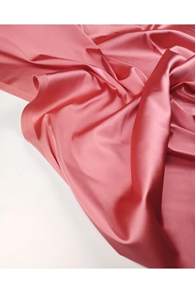 Kumaş Parça Pink Rente Acetate Satin Width: 140cm