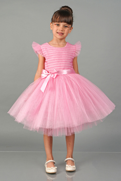 Delfini kids Tulle Party and Birthday Evening Dress