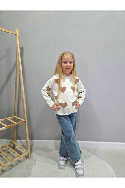 NURTOPU Set de tricotaje pentru fetițe de sărbătoare, set de sus și de jos, 2...