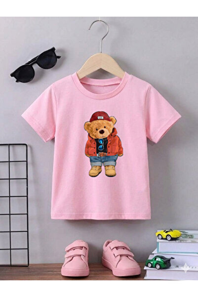bahar uğurlu تي شيرت للأطفال مطبوع عليه دب بيريلي