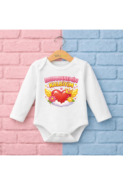 CACTUS COLLECTION Grandmother Written Cotton Baby Bodysuit