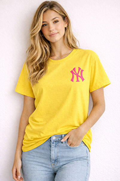 ArtYus Ny Logo Printed Unisex T-Shirt – Pack of Cotton Crew Neck Casual Print...