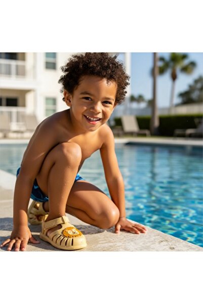 IGOR tobby leon spanish , unisex çocuk sandalet , kaymaz taban , yumuşak silikon