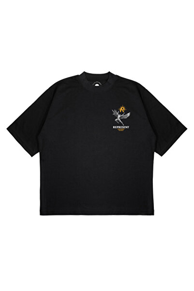 PURE EFFECT Unisex supradimensionat REPRESENT MAN cu imprimeu Croială lejeră,...