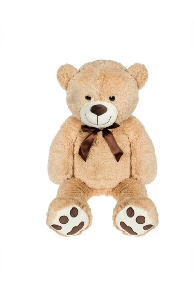 OEM Ursulet din Plus Mare Maro cu Fundita 100cm