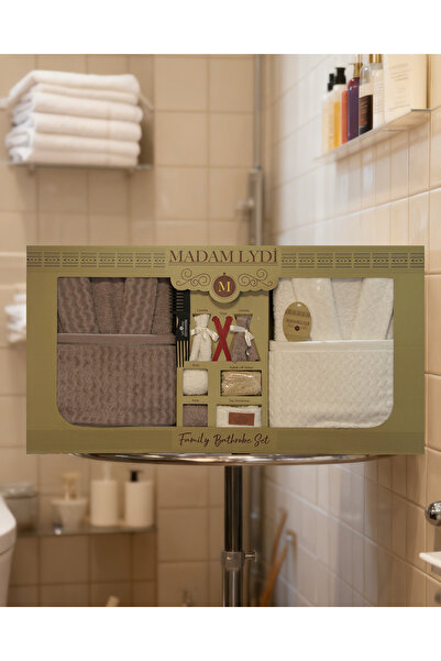 M Madam Lydi Zarafet 15 Piece Velvet Bathrobe Set Double Size |   Luxury Gift...