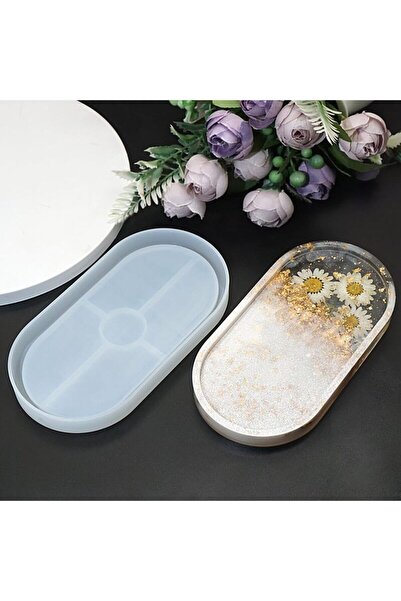 Siliko World Silikon Epoksi Reçine Kalıp Sunumluk Kalıbı 25x12cm