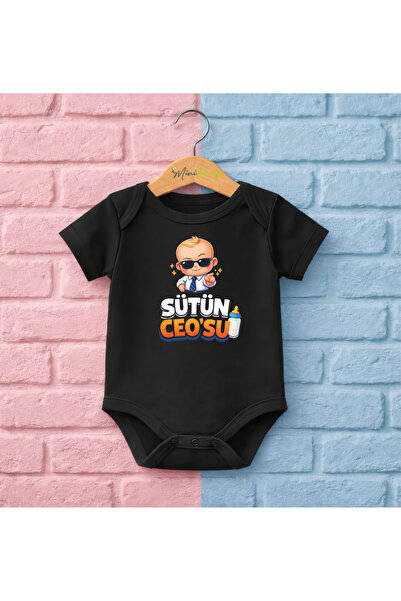 CACTUS COLLECTION Cotton Baby Bodysuit with Ceo Written on It