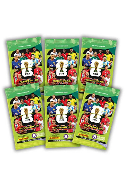 Next Plus Licensed Fifa World Cup 2026 Football Player Cards 6 Packs (48 Card...
