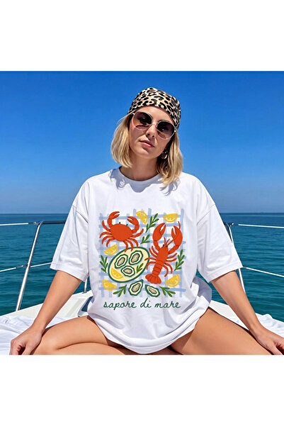 SVART WEAR Italia - Vară cu imprimeu supradimensionat Unisex tricou