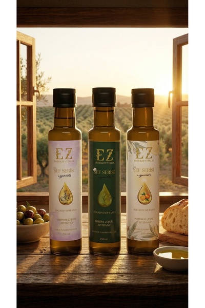 EZ ErdekZeytinlik Şef Serisi Başlangıç Paketi Biberiye-Sarımsak-Portakal Çeşn...