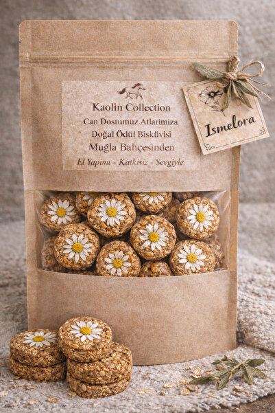 İsmelora Kaolin Collection sağlıklı At Ödül 500 gr | Elmalı Havuçlu Papatyalı...