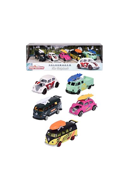 Majorette Volkswagen Original 5-Piece Car Set