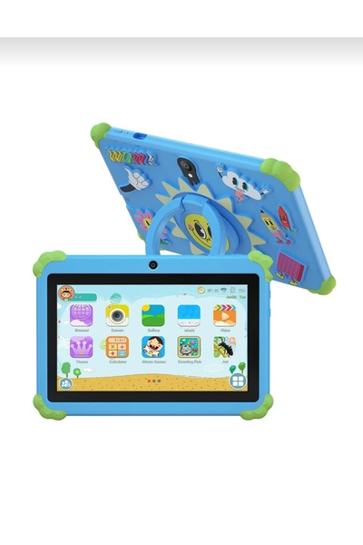 ABAS Çocuk tableti 7inch kameralı çocuk oyun tableti sim kart destekli