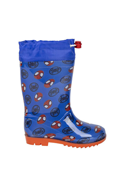 SPIDERMAN Cizme de ploaie din PVC cu șireturi Spidey 24 EU Albastru