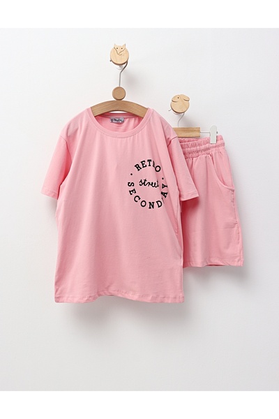 MiniKids Καλοκαιρινή στολή, Retro Street, ροζ