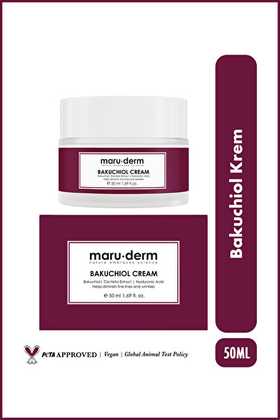 Maru.Derm Bakuchiol Anti Aging Yüz Kremi – Retinol Alternatifi Nemlendirici K...