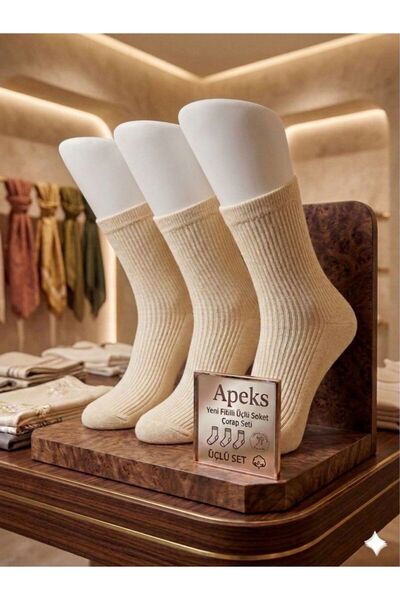 APEKS Fi̇ti̇lli̇ Socks 3-Pack